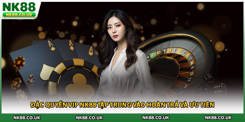 Đặc quyền VIP NK88 tập trung vào hoàn trả và ưu tiên